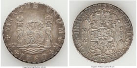 Charles III 8 Reales 1760 Mo-MM XF (Scratches), Mexico City mint, KM105. 38.4mm. 26.87gm. 

HID09801242017

© 2020 Heritage Auctions | All Rights ...