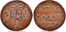 Dutch Colony. Batavian Republic 1/2 Duit 1808 MS62 Brown NGC, Enkhuizen mint, KM75. Holland arms on obverse.

HID09801242017

© 2020 Heritage Auct...