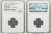 Alexander III (1249-1286) Penny ND (1280-1286) XF Details (Environmental Damage) NGC, S-5053. Old anthracite gray toning. 

HID09801242017

© 2020...