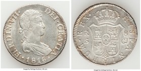 Ferdinand VII 8 Reales 1816 S-CJ AU (Surface Hairlines), Seville mint, KM466.4, Dav-323. 38.9mm. 26.75gm. 

HID09801242017

© 2020 Heritage Auctio...