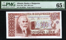 Albania - 200 Leke - PMG 65EPQ - (1994)