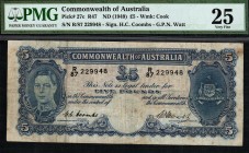 Australia - 5 Pounds - PMG 25 - (1949)
