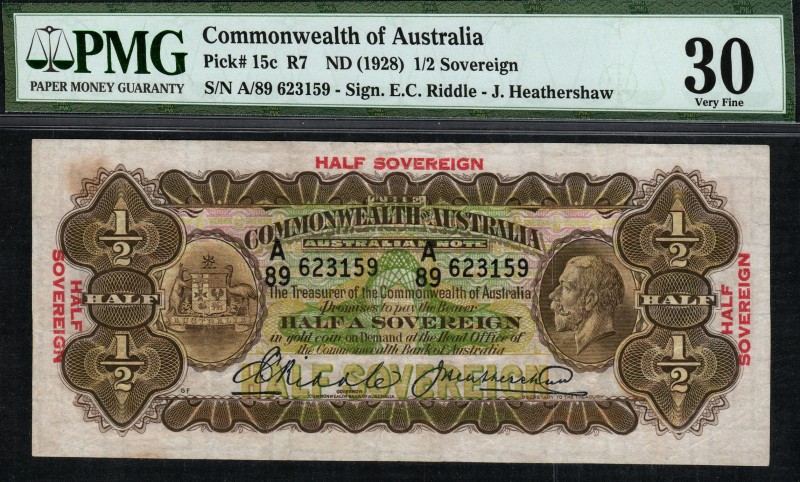 Australia - 0.5 Sovereighn - PMG 30 - (1928)