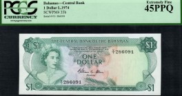 Bahamas - 1 Dollar - PCGS 45PPQ - (1974)
