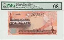 Bahrain - 0.5 Dinar - PMG 68EPQ - (2006)