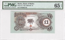 Biafra - 1 Pound - PMG 65EPQ - (1968-69)