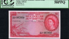 British Carribian Territories - 1 Dollar - PCGS 58PPQ - (1963)