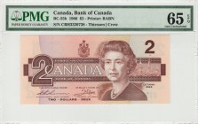 Canada - 2 Dollars - PMG 65EPQ - (1986)  SN CBH3320738