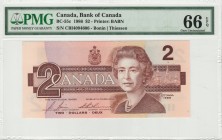 Canada - 2 Dollars - PMG 66EPQ - (1986)  SN CBI4094606