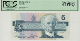 Canada - 5 Dollars - PCGS 67PPQ - (1986)