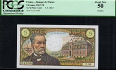 France - 5 Francs - PCGS 50 - (1967)