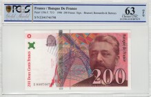 France - 200 Francs - PCGS 63OPQ - (1996)