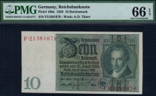 Germany - 10 ReichsMark - PMG 66EPQ - (1929)