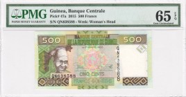 Guinea - 500 Francs - PMG 65EPQ - (2015)