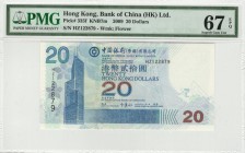 Hong Kong - 20 Dollars - PMG 67EPQ - (2009)