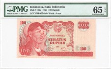 Indonesia - 100 Rupiah - PMG 65EPQ - (1968)