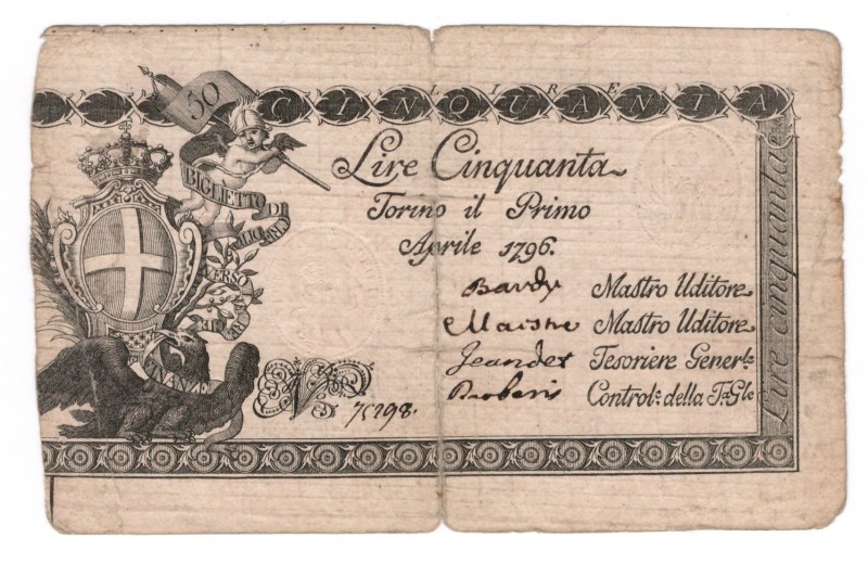 Italy - 50 Lira - 1796