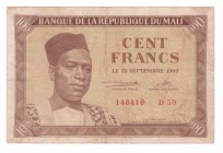 Mali - 100 Francs - (1960)