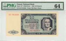 Poland - 20 Zlotych - PMG 64 - (1948)