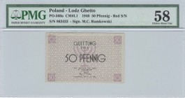 Poland - Lodz Ghetto - 50 Pfennig - PMG 58 - (1940)