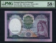 Portugal - 1000 Escudos - PMG 58EPQ - (1961)