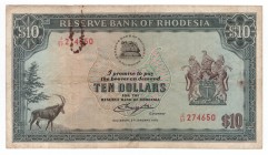 Rhodesia - 10 Dollars - 1979