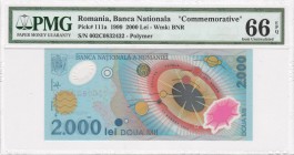 Romania - 2000 Lei - PMG 66EPQ - (2000)