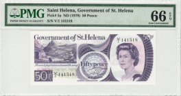 Saint Helena - 50 Pence - PMG 66EPQ - (1979)