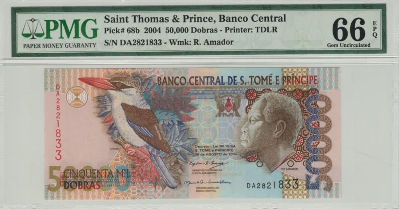 Saint Thomas & Prince - 50000 Dorbas - PMG 66EPQ - (2004)