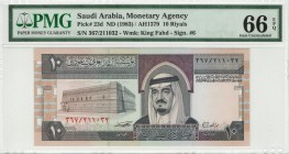Saudi Arabia - 10 Riyals - PMG 66EPQ - (1983)