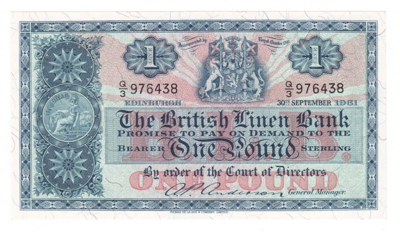 Scotland - 1 Pound - (1961)