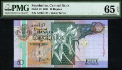 Seychelles - 50 Rupees - PMG 65EPQ - (2011)