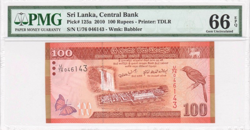 Sri Lanka - 100 Rupees - PMG 66EPQ - (2010)