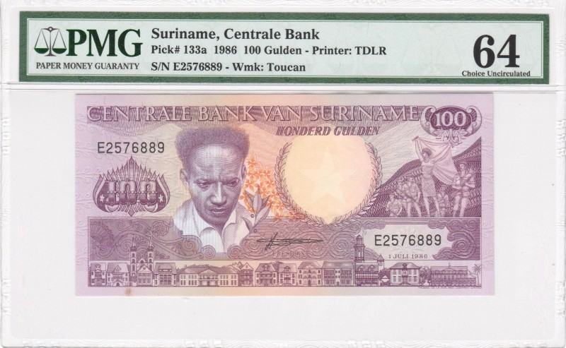 Suriname - 100 Gulden - PMG 64 - (1986)