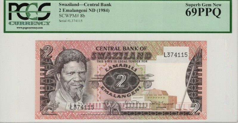 Swaziland - 2 Emalangeni - PCGS 69PPQ - (1984)