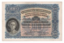 Switzerland - 100 Francs - (1939)