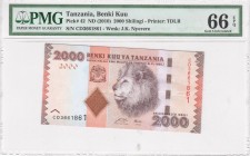 Tanzania - 2000 Shilingi - PMG 66EPQ - (2010)