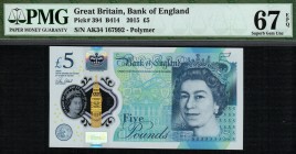 Great Britain - 5 Pounds - PMG 67EPQ - (2015)