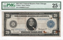 United States - 20$ - 1914 - Chicago - PMG 25 NET - Fr#991a