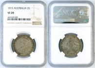 Australia - florin 1915 (no H) - NGC VF-20