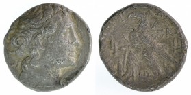 Egypt - Cleopatra VII Alexandria - Tetradrchme - LI=10 - 12.69g - Palm leaf behind eagle