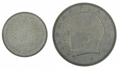 Germany - 2 Deutsche Mark - Max Planck - 1957-D