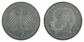 Germany - 2 Deutsche Mark - Max Planck - 1958-G