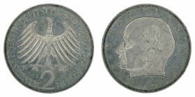 Germany - 2 Deutsche Mark - Max Planck - 1960-J