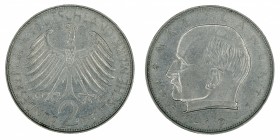 Germany - 2 Deutsche Mark - Max Planck - 1961-D