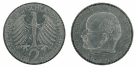 Germany - 2 Deutsche Mark - Max Planck - 1962-G