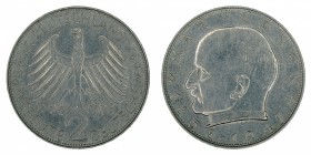 Germany - 2 Deutsche Mark - Max Planck - 1964-G