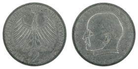 Germany - 2 Deutsche Mark - Max Planck - 1967-D