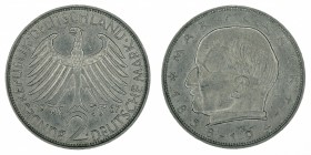 Germany - 2 Deutsche Mark - Max Planck - 1967-J