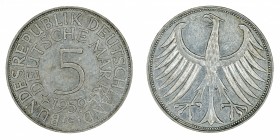 Germany - 5 Deutsche Mark - Silver - 1959-G
